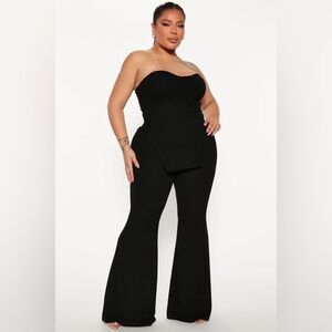Elegant Black Strapless- Top Only
